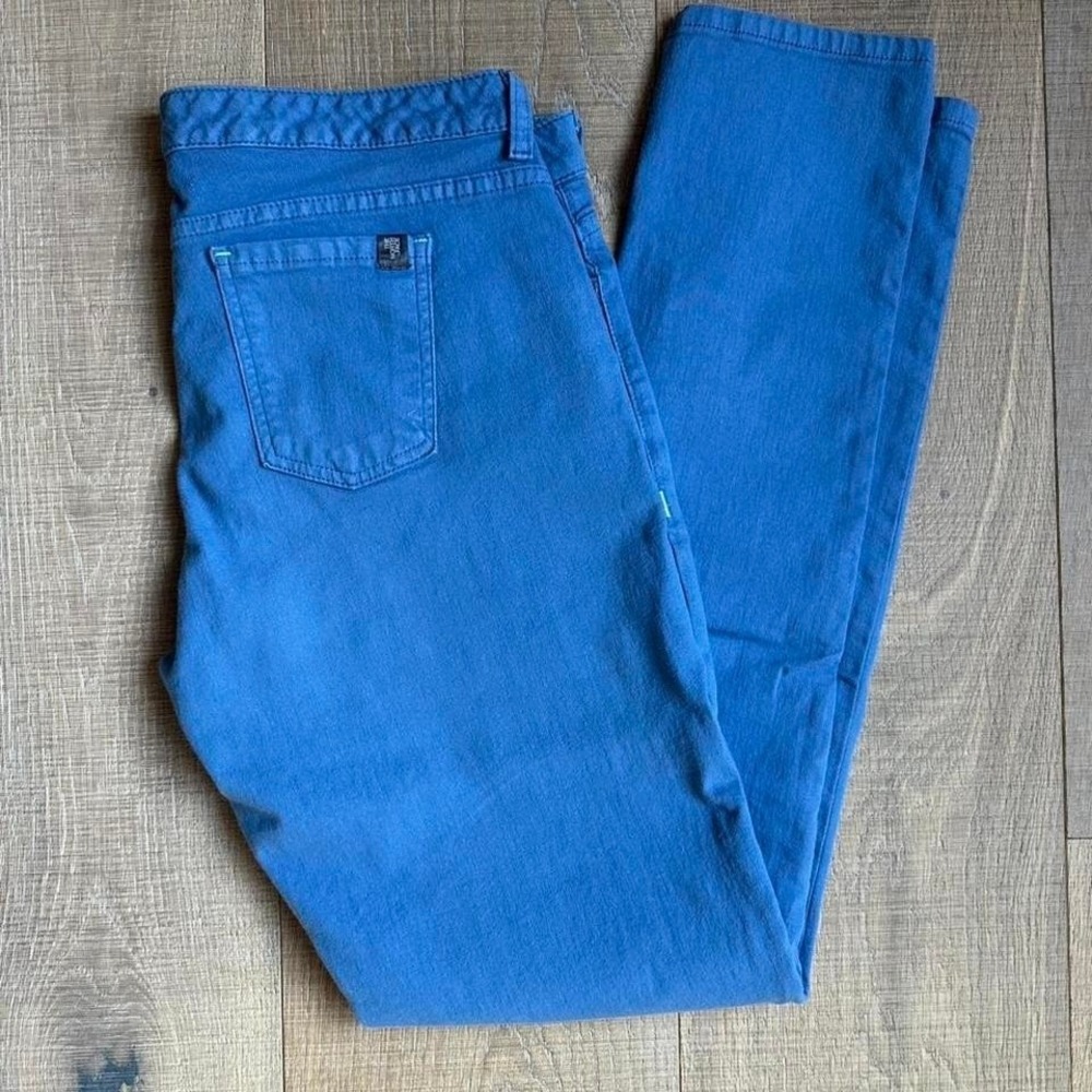 The North Face blue denim pants jeans size 12 L